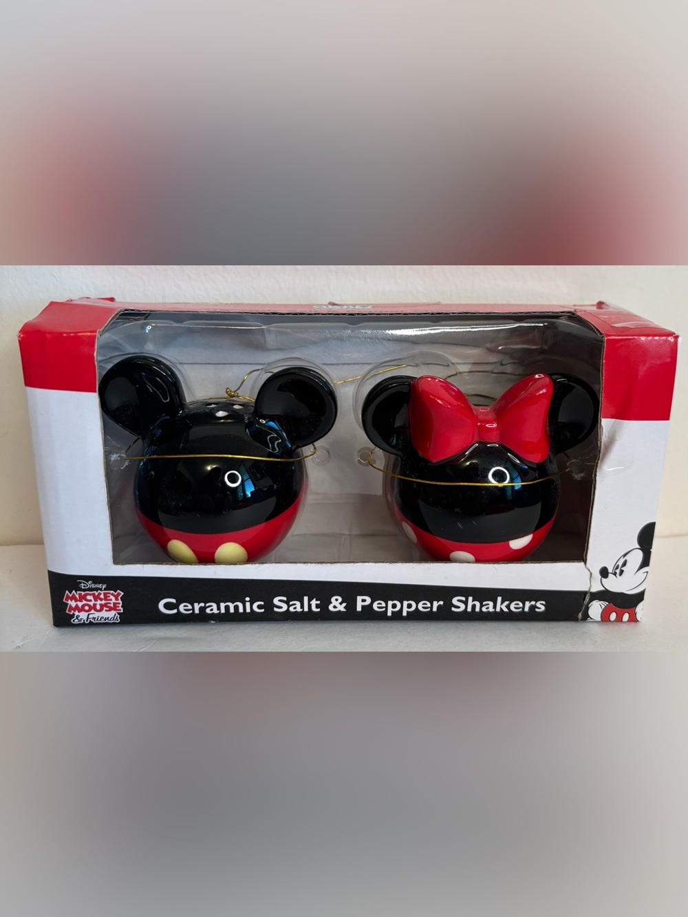 MICKEY & MINNIE SALT & PEPPER SHAKERS